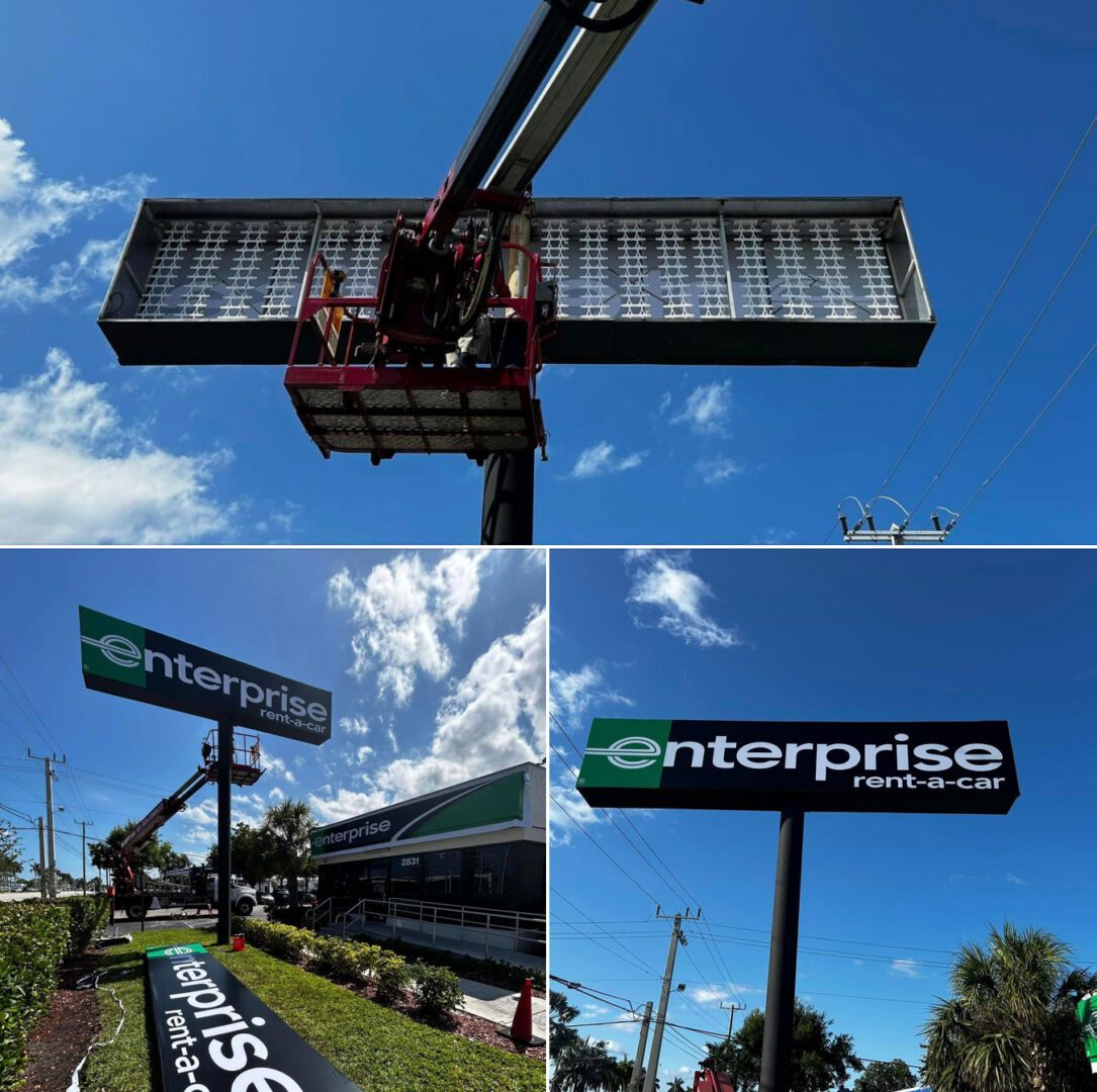 Bailey Sign installation and forwarding