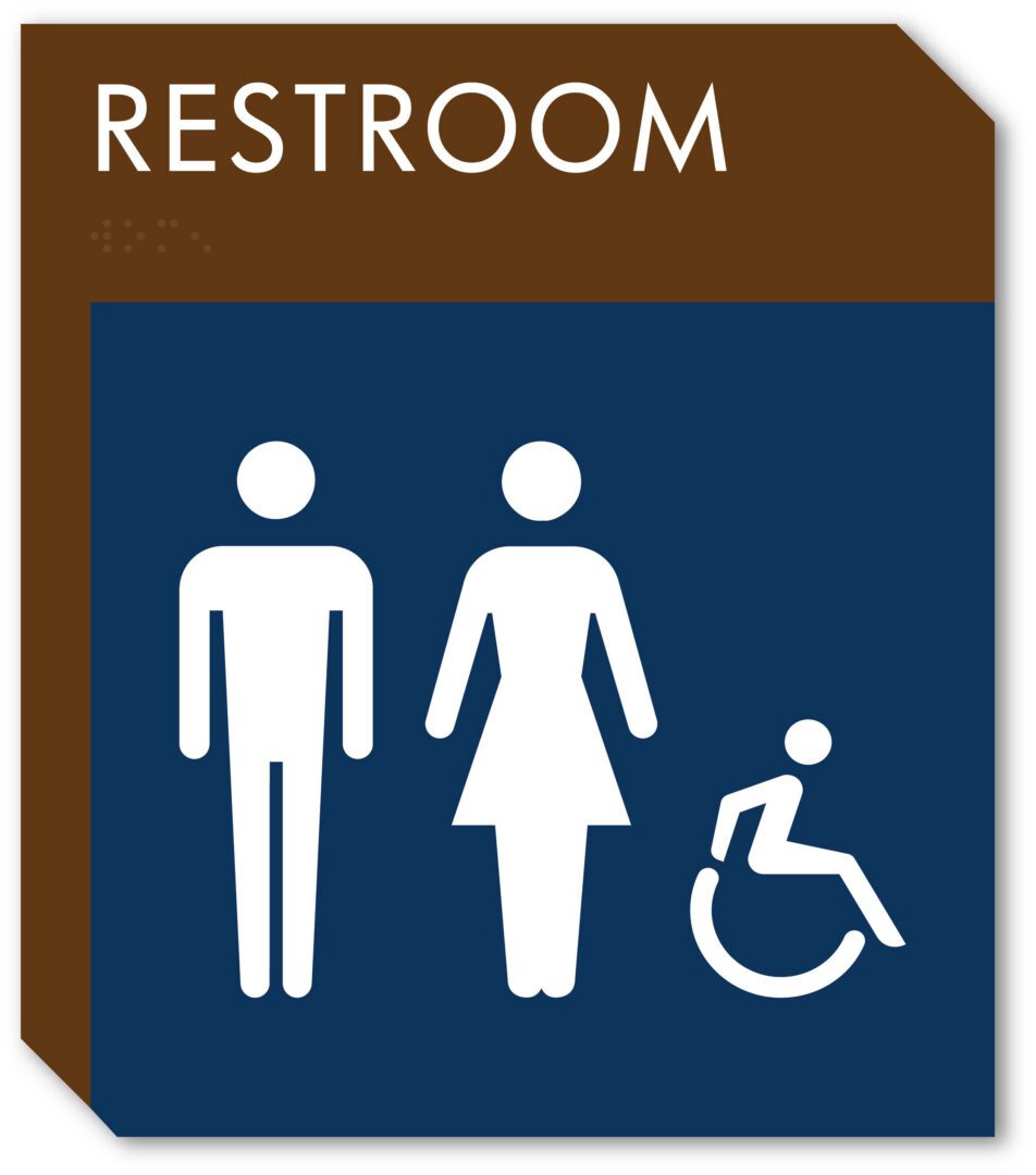 baxter standard sign family for interior wayfinding and identification