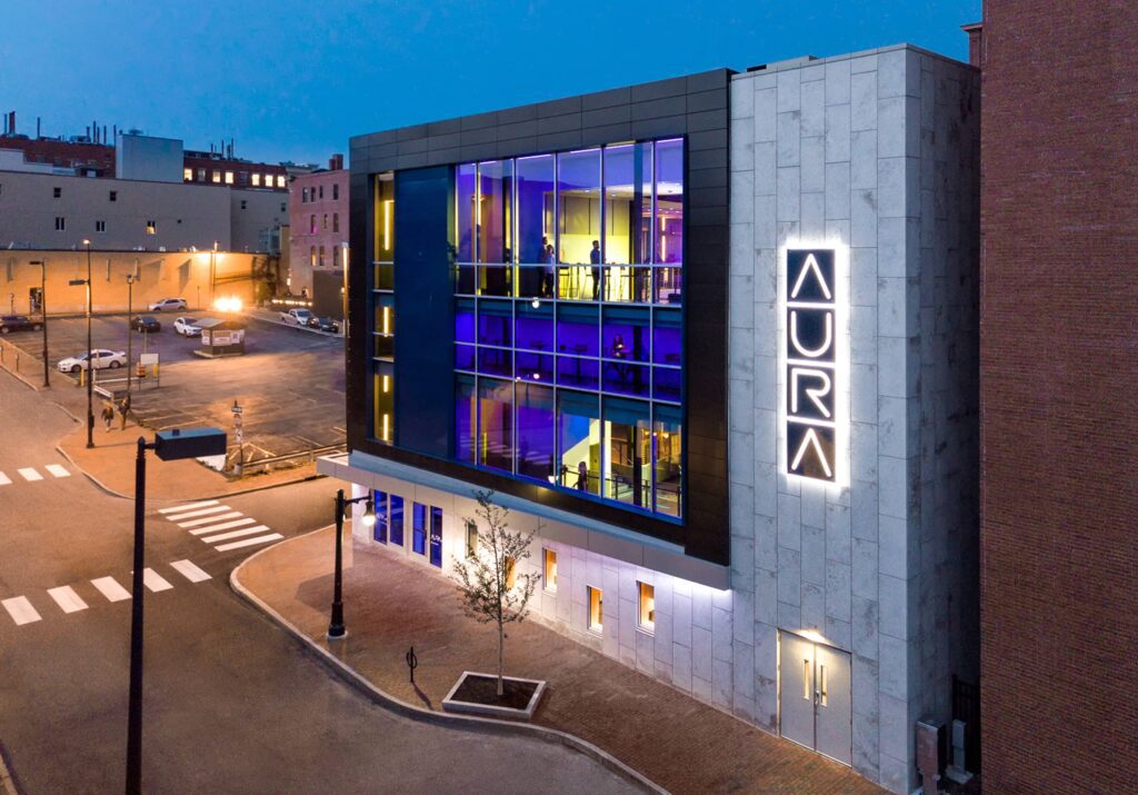 Aura building exterior