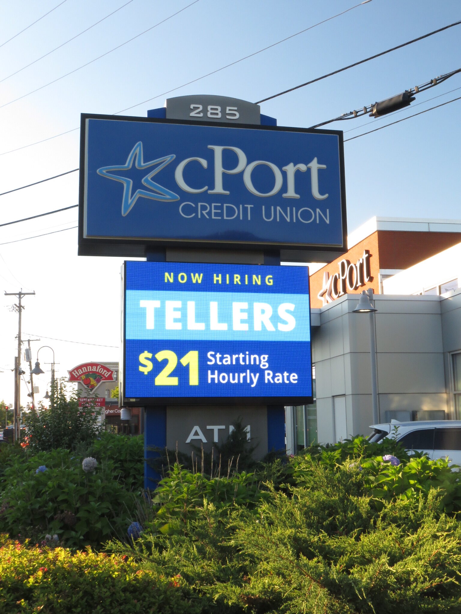 Integrated EMC sign