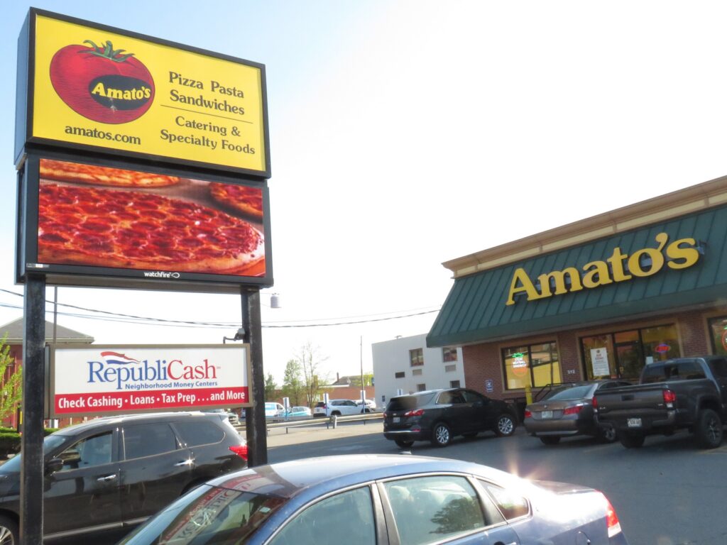 Amato's Watchfire EMC Sign