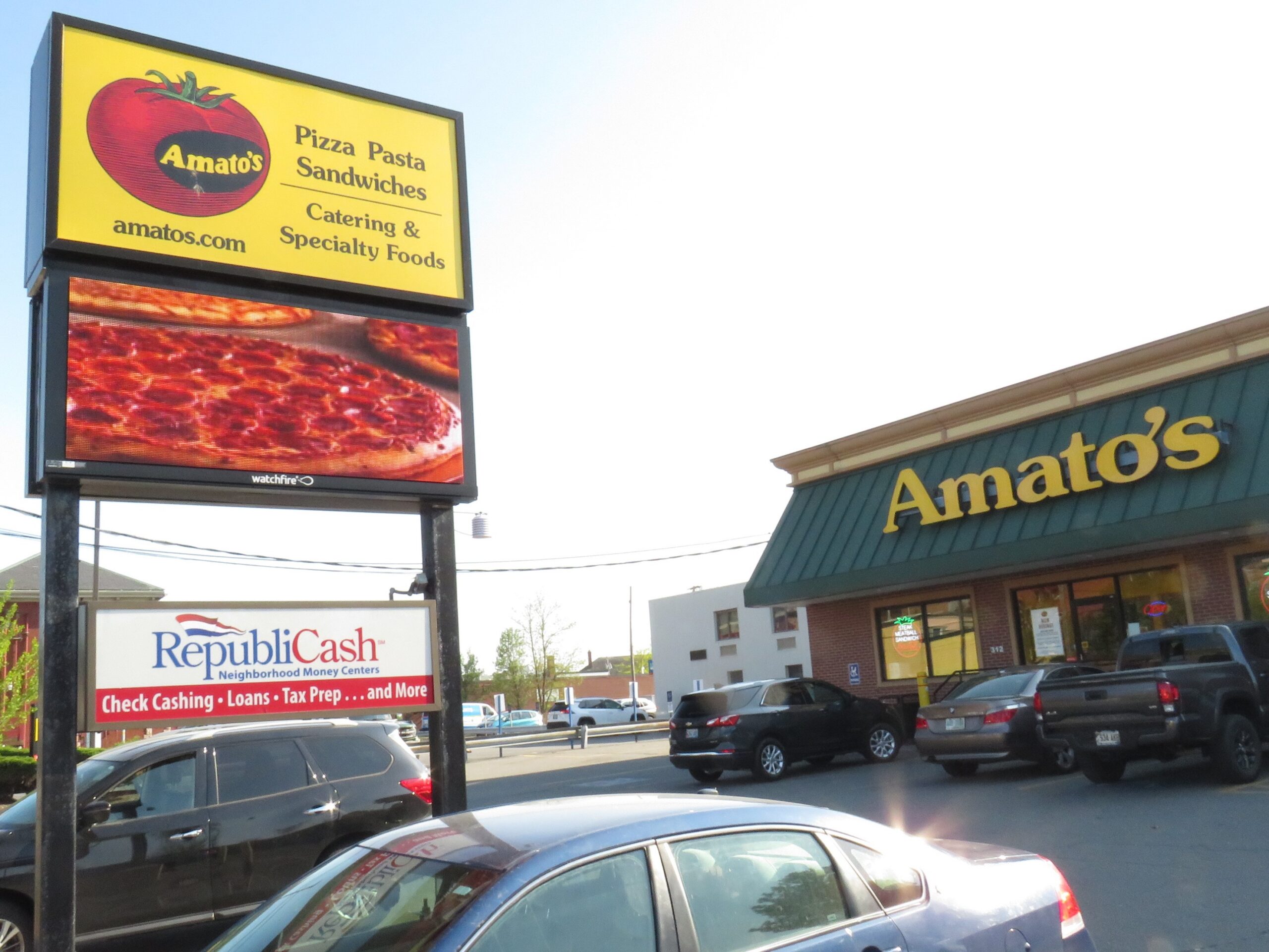Amato's Watchfire EMC Sign